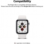 Rin gke Apple Watch 6 40mm Bumper Klf-Clear Coral