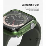 Rin gke Apple Watch 6 40mm Bumper Klf-Clear Olive Green