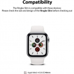 Ringke Apple Watch 6 Bumper Klf (40mm)(2 Adet)-Clear Olive Green