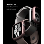 Rin gke Apple Watch 6 40mm Bumper Klf-Clear Rose Gold