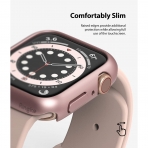 Rin gke Apple Watch 6 40mm Bumper Klf-Clear Rose Gold