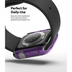 Rin gke Apple Watch 6 40mm Bumper Klf-Clear Purple