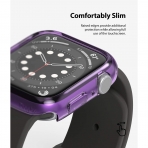 Rin gke Apple Watch 6 40mm Bumper Klf-Clear Purple