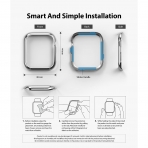 Rin gke Apple Watch 6 44mm Bumper Klf -Silver