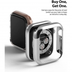 Rin gke Apple Watch 6 44mm Bumper Klf -Clear Chrome