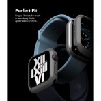Rin gke Apple Watch 6 44mm Bumper Klf -Clear Dark Gray