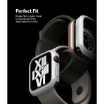 Rin gke Apple Watch 6 44mm Bumper Klf -Clear Light Gray