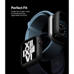 Rin gke Apple Watch 6 44mm Bumper Klf -Clear Matte Black