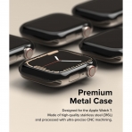 Rin gke Apple Watch 9/8/7 41mm Bumper Klf-Black