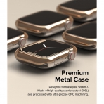 Rin gke Apple Watch 9/8/7 41mm Bumper Klf-Rose Gold