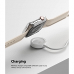 Rin gke nce Apple Watch 7 41mm Bumper Klf -Clear Chrome