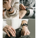 Rin gke nce Apple Watch 7 41mm Bumper Klf -Clear Chrome