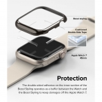 Rin gke Apple Watch 7 45mm Bumper Klf -Graphite