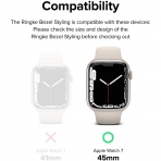 Rin gke Apple Watch 7 45mm Bumper Klf -Graphite