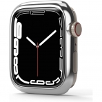 Rin gke Apple Watch 7 45mm Bumper Klf -Silver