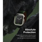 Rin gke Apple Watch 7 41mm Silikon Bumper Klf -Warm Gray