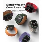 Rin gke Apple Watch 7 45mm Silikon Bumper Klf -Dark Green