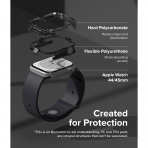 Rin gke Apple Watch 9/8/7 44mm Bumper Klf-Neon Blue