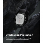 Rin gke Apple Watch 9/8/7 44mm Bumper Klf-Neon Orange