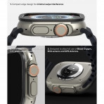 Rin gke  Watch Ultra 2 Temperli Cam Ekran Koruyucu -Silver