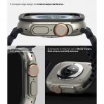 Ringke Apple Watch Ultra 2 Temperli Cam Ekran Koruyucu -Silver