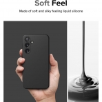 Rin gke Galaxy S24 MagSafe Silikon Klf-Black