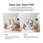 Rin gke Outstanding Evrensel Tablet Stand (8-13 in)-Clear