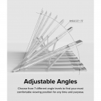 Rin gke Outstanding Evrensel Tablet Stand (8-13 in)-Clear