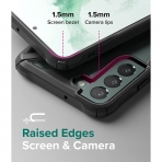 Rin gke Fusion-X Serisi Samsung Galaxy S22 Klf -Camo Black