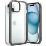 Ringke Fusion Bold Serisi Apple iPhone 15 Klf-Matte Gray