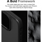 Ringke Fusion Bold Serisi Apple iPhone 15 Pro Klf-Matte Black