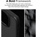 Rin gke Fusion Bold Serisi Apple iPhone 15 Pro Klf-Matte Black