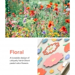 Rin gke Fusion Design Galaxy S23 Plus Klf-Dry Flowers
