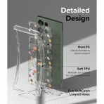 Rin gke Fusion Design Serisi Galaxy S23 Ultra Klf-Dry Flowers