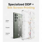 Rin gke Fusion Design Serisi Galaxy S23 Ultra Klf-Dry Flowers