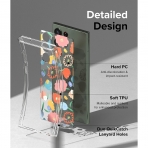 Rin gke Fusion Design Serisi Galaxy S23 Ultra Klf-Floral