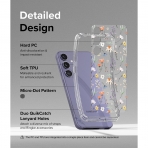 Ringke Fusion Design Serisi Galaxy S24 Klf-Dry Flowers
