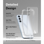 Rin gke Fusion Galaxy A55 Darbeye Dayankl Klf -Matte Clear