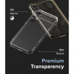 Rin gke Fusion Galaxy A55 Darbeye Dayankl Klf -Matte Clear