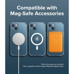 Rin gke Fusion Manyetik  iPhone 13 effaf Klf