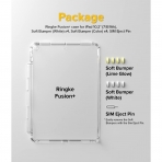 Ringke Fusion Plus Serisi iPad Kalem Blmeli Klf (10.2 in)-Clear/Lime