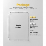 Ringke Fusion Plus Serisi iPad Kalem Blmeli Klf (10.2 in)-Clear/Yellow
