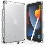 Ringke Fusion Plus Serisi iPad Kalem Blmeli Klf (10.2 in)-Clear/Black