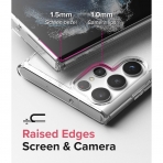 Ringke Fusion Serisi Samsung Galaxy S22 Ultra Klf -Matte Clear