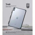 Rin gke Fusion iPad Air 4 Kalem Blmeli Klf-Black