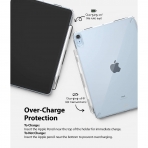 Rin gke Fusion iPad Air 4 Kalem Blmeli Klf-Clear