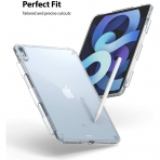 Rin gke Fusion iPad Air 4 Kalem Blmeli Klf-Clear