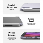 Rin gke Fusion iPad Mini 6 Kalem Blmeli Klf-Clear