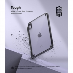 Ringke Fusion Serisi iPad Mini 6 Kalem Blmeli Klf-Black