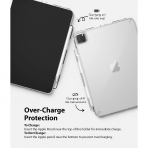 Rin gke Fusion iPad Pro Kalem Blmeli Klf (11 in)-Clear